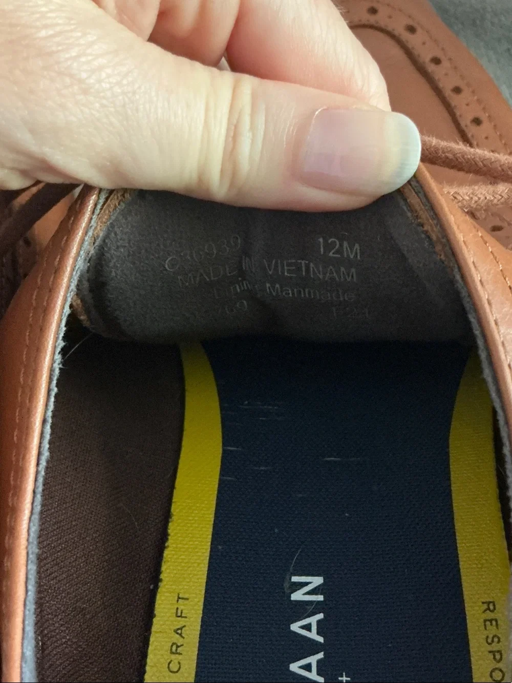 Cole Haan tan leather